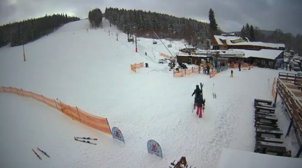 Web kamera Ski Karlov - Myk doln stanice