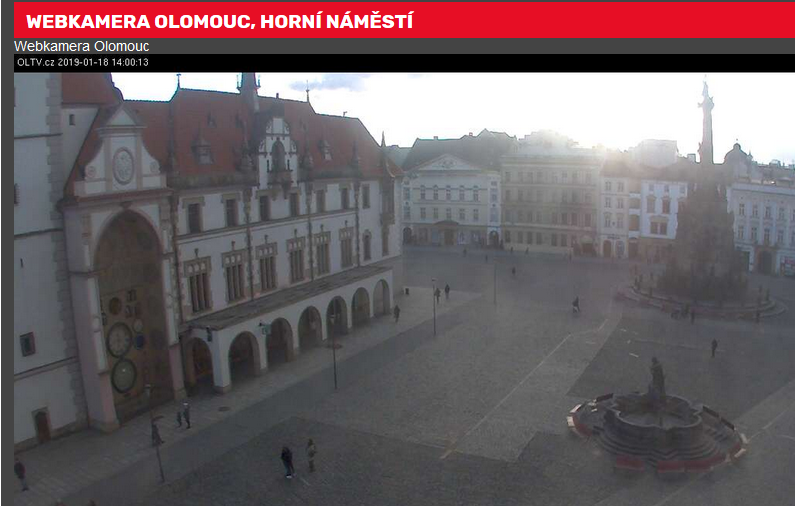 Web kamera Olomouc - radnice